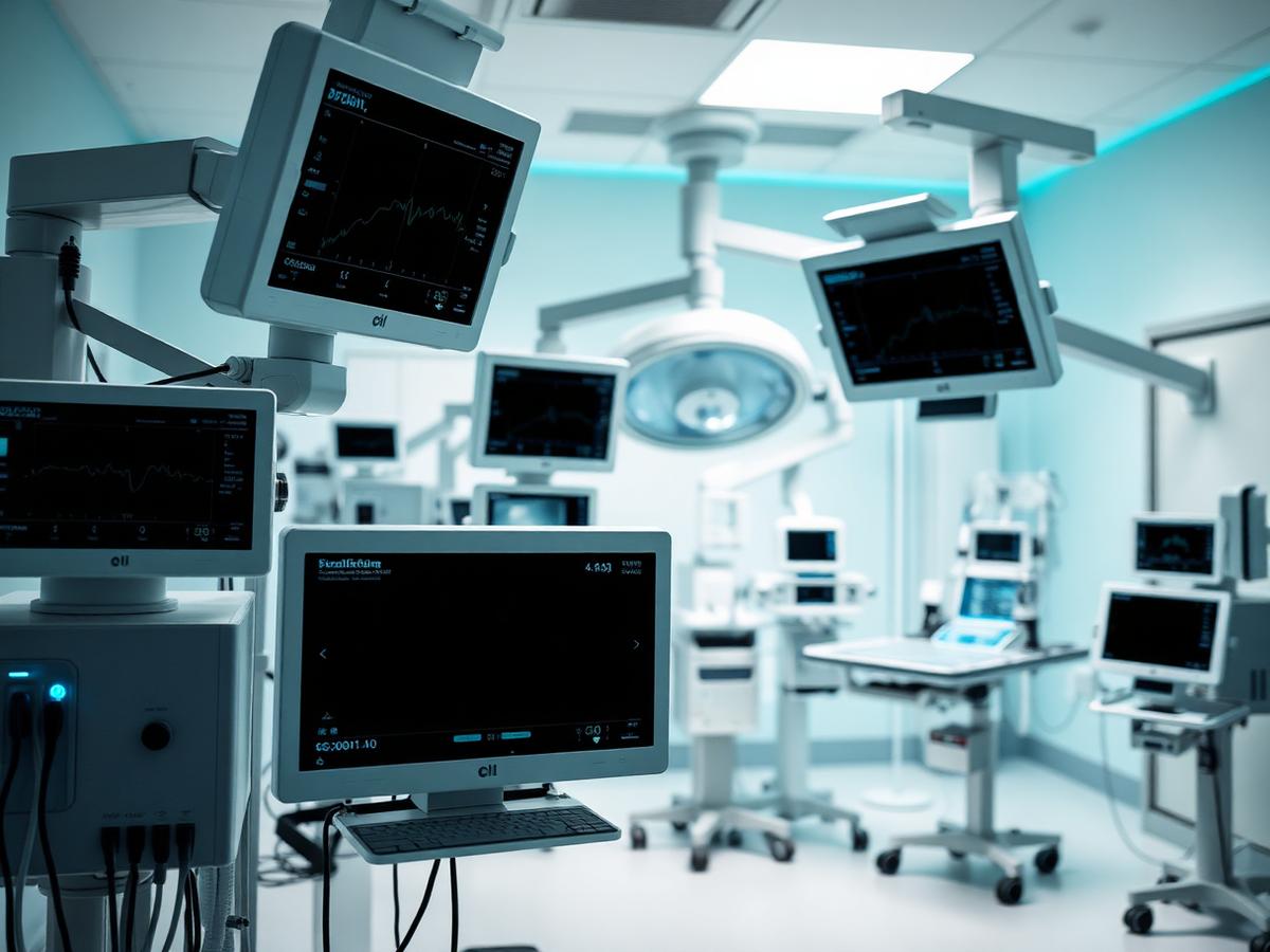 Equipamentos médicos modernos